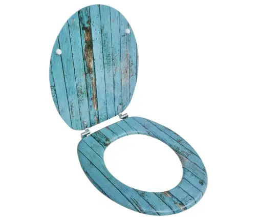 Tualetes Poda Sēdekļi Ar Vāku, 2 Gab., Mdf, Vecu Dēļu Dizains Vidaxl