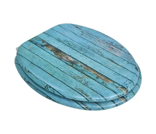 Tualetes Poda Sēdekļi Ar Vāku, 2 Gab., Mdf, Vecu Dēļu Dizains Vidaxl