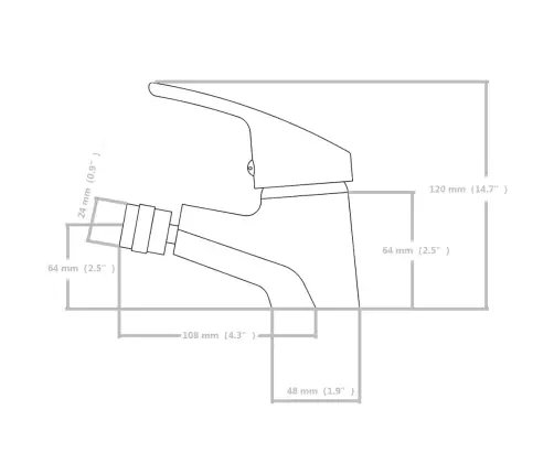 Bidē Jaucējkrāni, 2 Gab., Hromēti Vidaxl