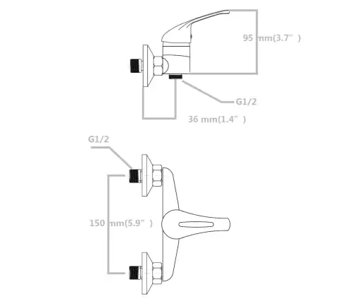 Dušisegisti Komplekt 2 Tk