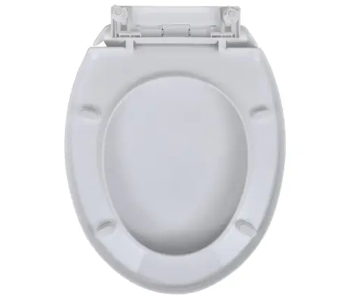 Klozeto Sėdynės, 2Vnt., Baltos, Plastikas