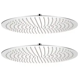 Lietus Dušas Galvas, 2 Gab., 50 Cm Diametrā, Nerūsējošs Tērauds Vidaxl