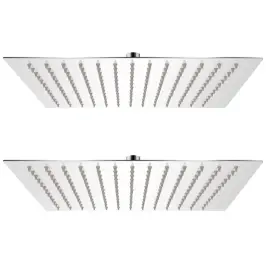 Lietus Dušas Galvas, 2 Gab., 30X30 Cm, Nerūsējošs Tērauds Vidaxl