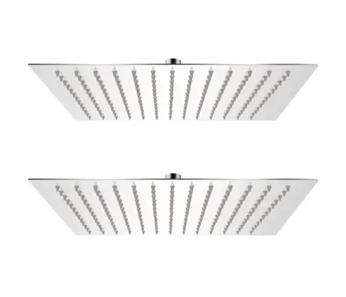 Lietus Dušas Galvas, 2 Gab., 30X30 Cm, Nerūsējošs Tērauds Vidaxl