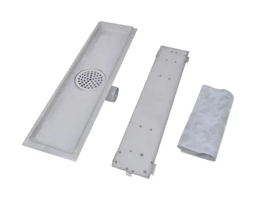 Lineārās Dušas Notekas, 2 Gab., 530X140 Mm, Nerūsējošs Tērauds Vidaxl