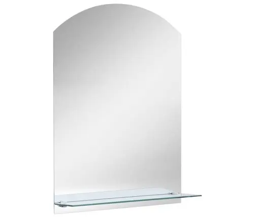 Seinapeegel Riiuliga, 20 X 40 cm Karastatud Klaasist