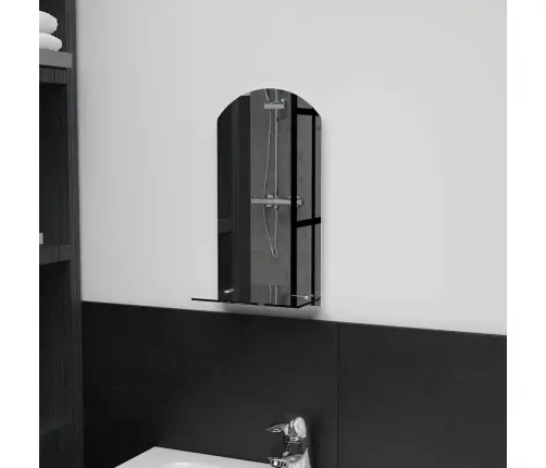 Seinapeegel Riiuliga, 20 X 40 cm Karastatud Klaasist