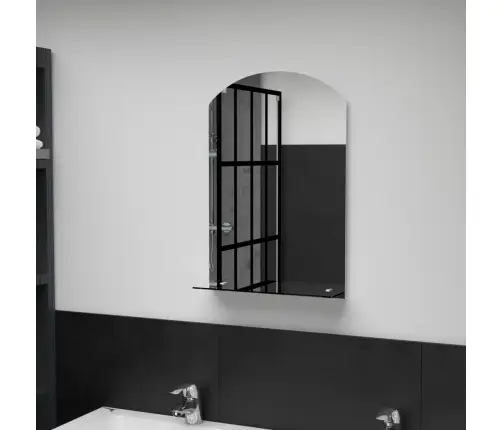 Sieninis Veidrodis Su Lentyna, 40X60cm Grūdintas Stiklas