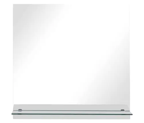 Sieninis Veidrodis Su Lentyna, 30X30cm Grūdintas Stiklas