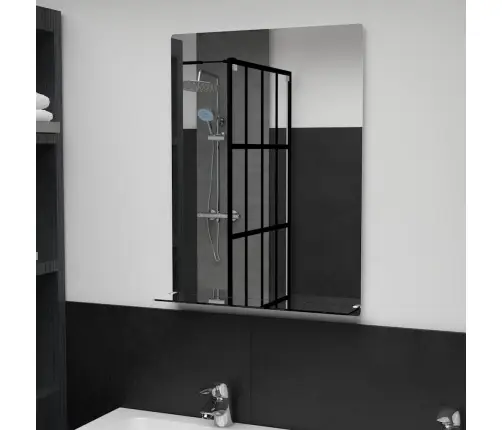 Sieninis Veidrodis Su Lentyna, 50X70cm Grūdintas Stiklas