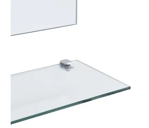 Seinapeegel 5 Riiuliga, Hõbedane, 100 X 60 Cm Seinapeegel 5 Riiuliga, Hõbedane, 100 X 60 Cm