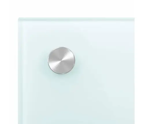 Virtuves Sienas Panelis, 80X50 Cm, Rūdīts Stikls, Balts Vidaxl