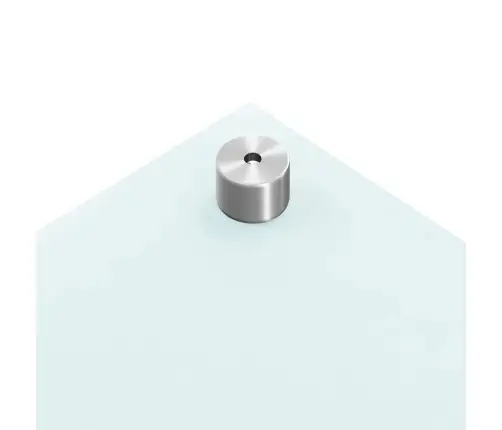 Virtuves Sienas Panelis, 100X60 Cm, Rūdīts Stikls, Balts Vidaxl