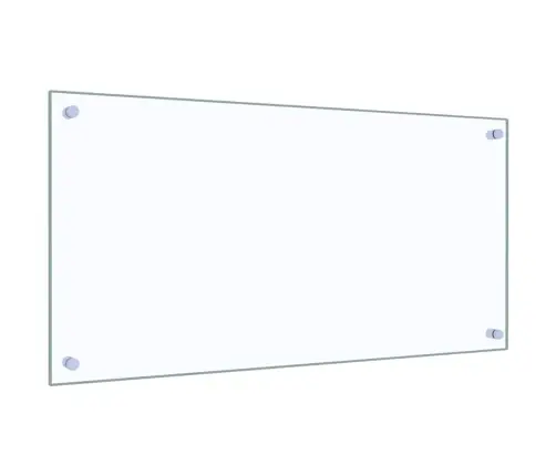 Virtuves Panelis, 80X40 Cm, Rūdīts Stikls, Caurspīdīgs Vidaxl