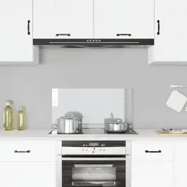 Virtuves Panelis, 80X40 Cm, Rūdīts Stikls, Caurspīdīgs Vidaxl