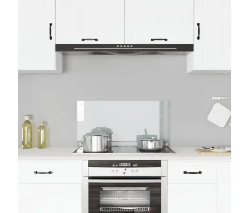 Virtuves Panelis, 80X40 Cm, Rūdīts Stikls, Caurspīdīgs Vidaxl