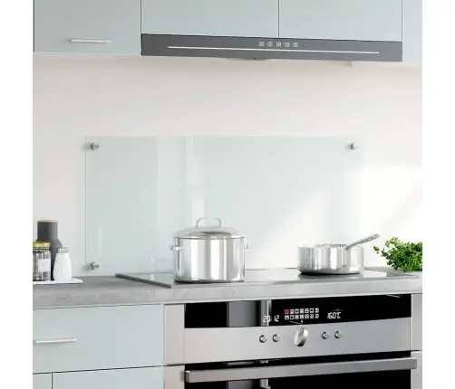 Virtuves Panelis, 90X40 Cm, Rūdīts Stikls, Caurspīdīgs Vidaxl