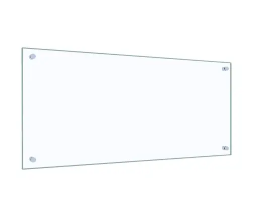 Virtuves Panelis, 90X40 Cm, Rūdīts Stikls, Caurspīdīgs Vidaxl