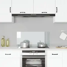 Virtuves Panelis, 90X40 Cm, Rūdīts Stikls, Caurspīdīgs Vidaxl