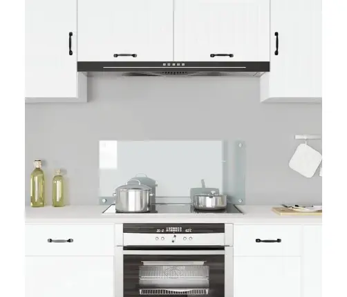 Virtuves Panelis, 90X40 Cm, Rūdīts Stikls, Caurspīdīgs Vidaxl