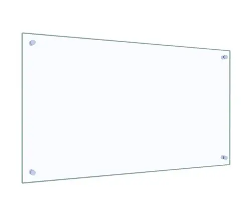 Virtuves Panelis, 90X50 Cm, Rūdīts Stikls, Caurspīdīgs Vidaxl