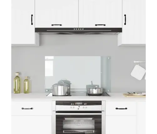 Virtuves Panelis, 90X50 Cm, Rūdīts Stikls, Caurspīdīgs Vidaxl