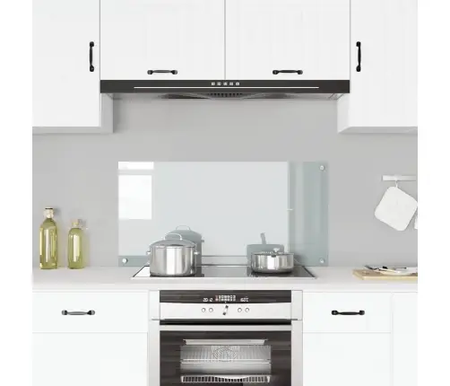 Virtuves Panelis, 100X50 Cm, Rūdīts Stikls, Caurspīdīgs Vidaxl