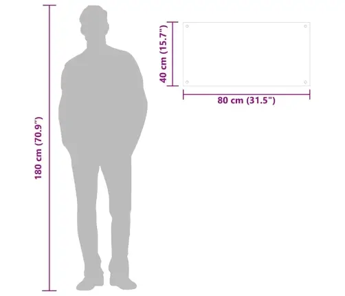 Virtuves Sienas Panelis, 80X40 Cm, Rūdīts Stikls, Melns Vidaxl