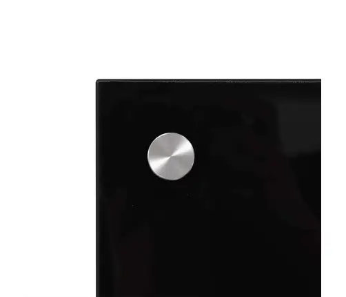 Virtuves Sienas Panelis, 80X60 Cm, Rūdīts Stikls, Melns Vidaxl