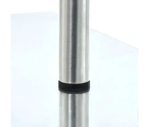 3-Līmeņu Virtuves Stūra Plaukts, Rūdīts Stikls Vidaxl