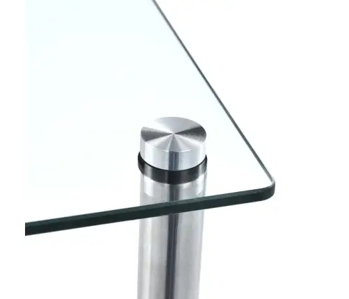 Lentyna, 4 Aukštų, Permatoma, 40X40X100cm Grūdintas Stiklas