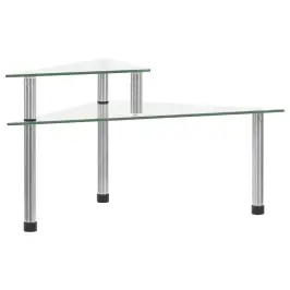 Virtuves Plaukts, 49,5X35X19 Cm, Caurspīdīgs Rūdīts Stikls Vidaxl