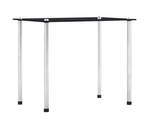 Galdiņi, Sabīdāmi Viens Zem Otra, 3 Gab., Melns Rūdīts Stikls Vidaxl