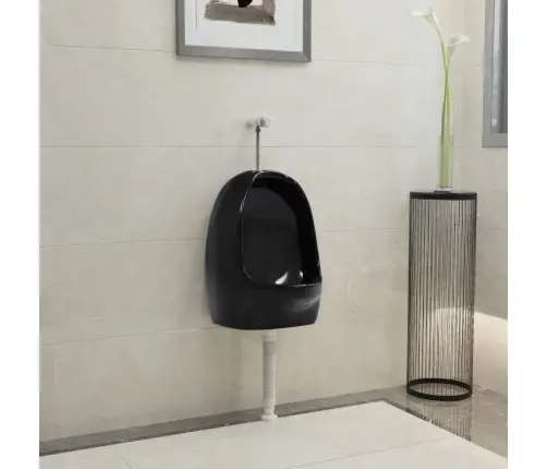 Pakabinamas Pisuaras Su Nuleidimo Vožtuvu, Juodos Sp., Keramika