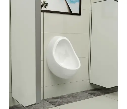 Pakabinamas Pisuaras Su Nuleidimo Vožtuvu, Baltos Sp., Keramika