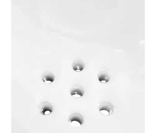 Pakabinamas Pisuaras Su Nuleidimo Vožtuvu, Baltos Sp., Keramika