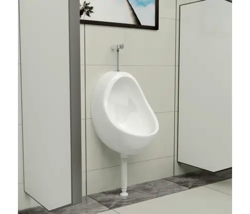 Pakabinamas Pisuaras Su Nuleidimo Vožtuvu, Baltos Sp., Keramika