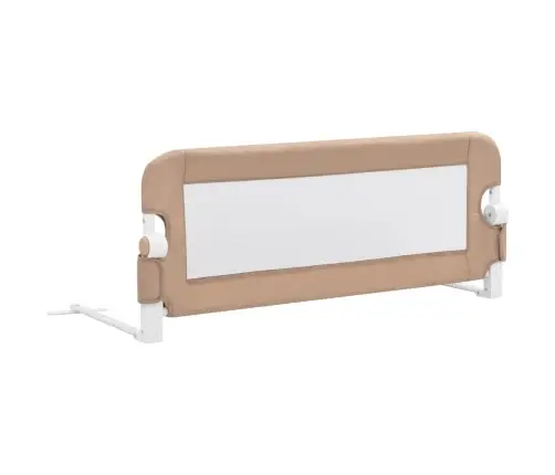 Bērnu Gultas Aizsargbarjera, Pelēkbrūna, 102X42 Cm, Poliesters Vidaxl