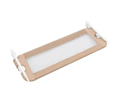 Bērnu Gultas Aizsargbarjera, Pelēkbrūna, 102X42 Cm, Poliesters Vidaxl