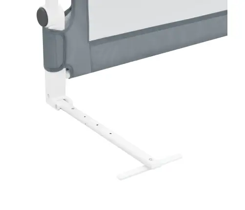Bērnu Gultas Aizsargbarjera, Pelēka, 102X42 Cm, Poliesters Vidaxl