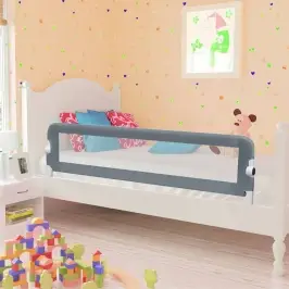 Bērnu Gultas Aizsargbarjera, Pelēka, 150X42 Cm, Poliesters Vidaxl Bērnu Gultas Aizsargbarjera, Pelēka, 150X42 Cm, Poliesters Vidaxl