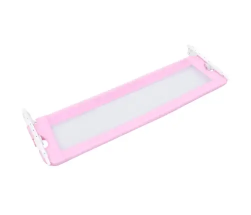 Apsauginis Turėklas Vaiko Lovai, Rožinis, 120X42cm Poliesteris