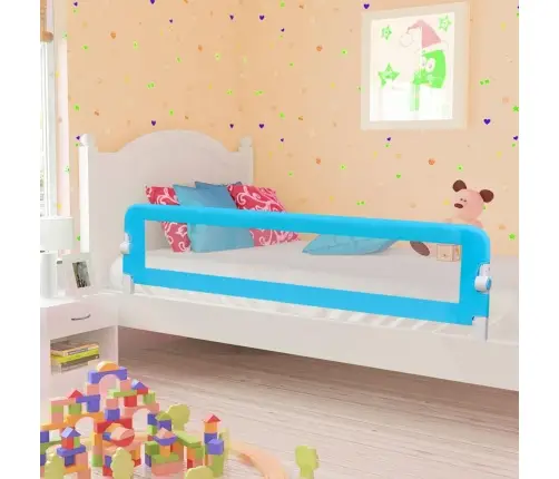 Bērnu Gultas Aizsargbarjera, Zila, 180X42 Cm, Poliesters Vidaxl