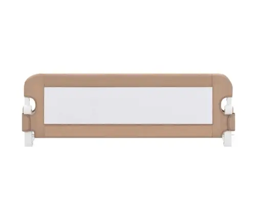 Voodipiire Väikelapse Voodile Pruunikashall 120X42 Cm Polüester