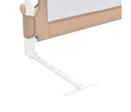 Voodipiire Väikelapse Voodile Pruunikashall 120X42 Cm Polüester