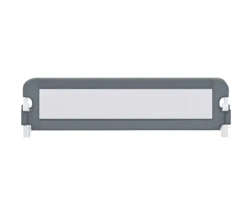 Bērnu Gultas Aizsargbarjera, Pelēka, 120X42 Cm, Poliesters Vidaxl