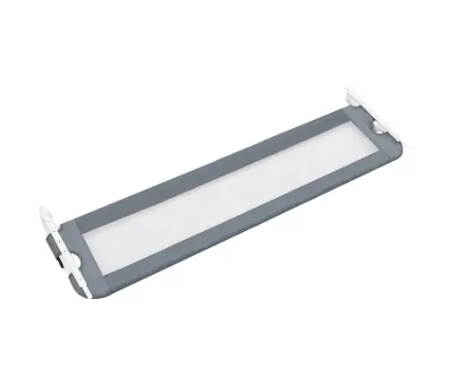 Bērnu Gultas Aizsargbarjera, Pelēka, 120X42 Cm, Poliesters Vidaxl