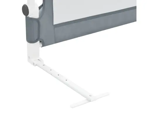 Bērnu Gultas Aizsargbarjera, Pelēka, 120X42 Cm, Poliesters Vidaxl