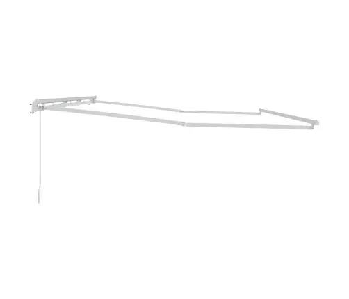 Markīze Manuāls Balts 6 X 3 M Metāla