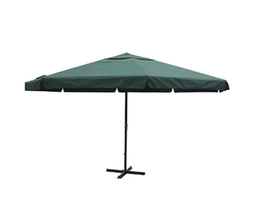 Skėtis Nuo Saulės, Žalios Spalvos, 500cm Aliuminis